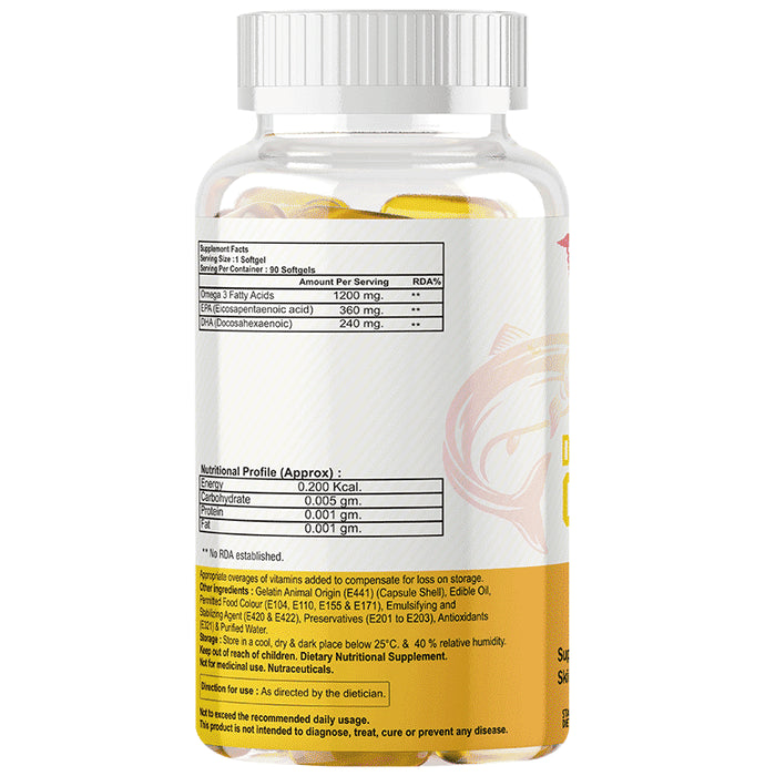 1MD Nutrition Double Strength Omega 3 Softgel
