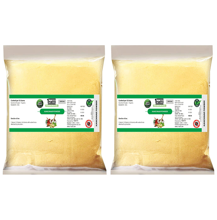 1ratti Kanchnar Powder (1000gm Each) - Classic Derma
