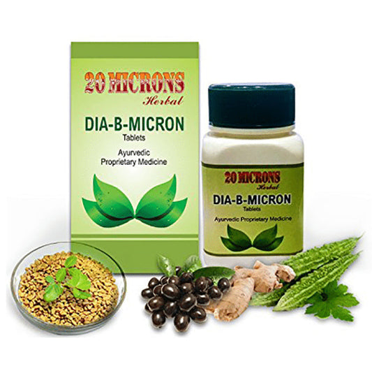 20 Microns Herbal Dia-B-Micron Forte Tablet - Classic Derma