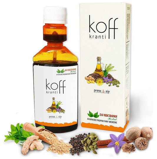 20 Microns Herbal Koff Kranti Cough Syrup - Classic Derma