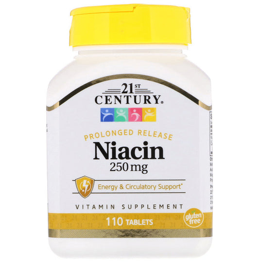 21st Century Niacin 250mg Tablet - Classic Derma