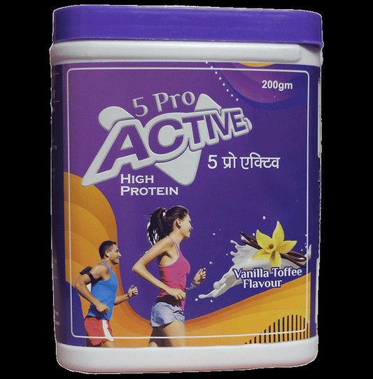 5 Pro Active Protein Powder Vanilla Toffee - Classic Derma