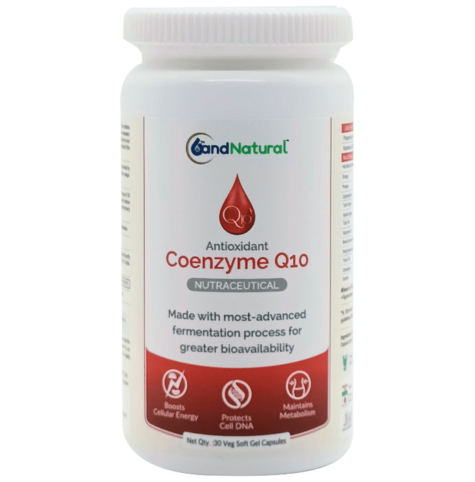 6th and Natural Coenzyme Q10 Veg Softgel Capsule - Classic Derma