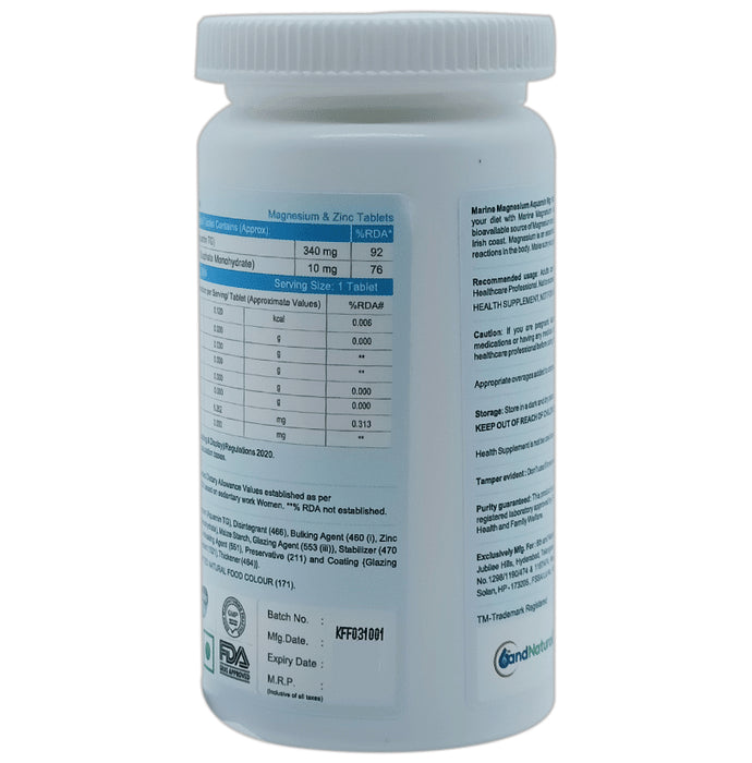 6th and Natural Marine Magnesium Aquamin Mg Tablet