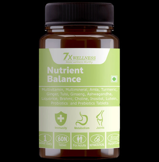 7X Wellness Nutrient Balance Tablet (60 Each) Bottle - Classic Derma