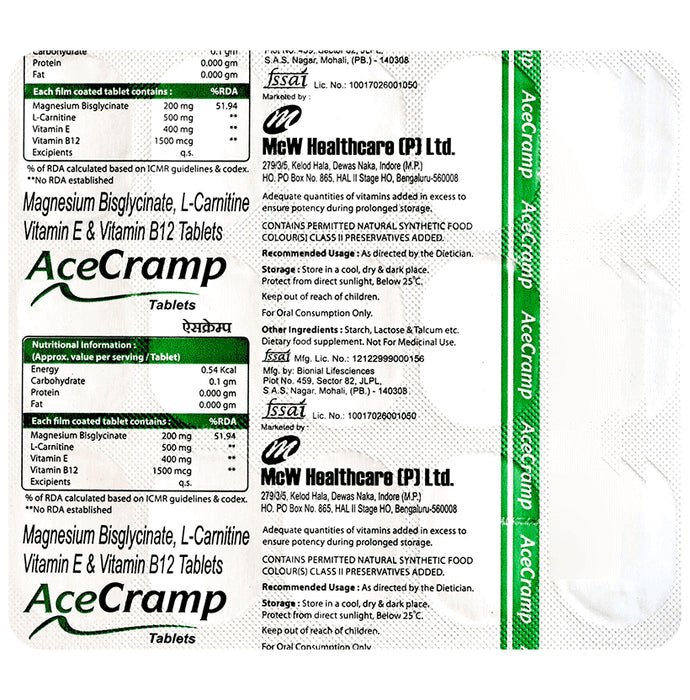 Acecramp Tablet