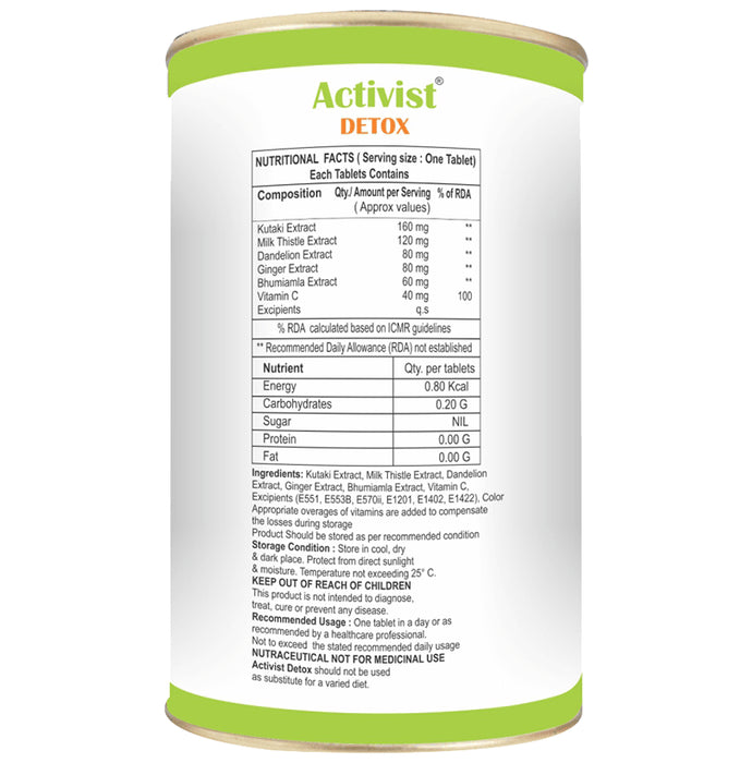 Activist Detox Tablet