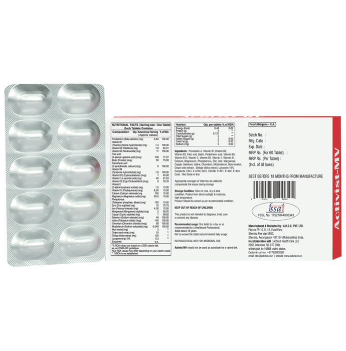 Activist -MV Tablet (10 Each)