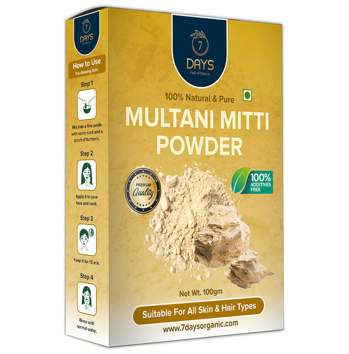 7Days Multani Mitti Powder - Classic Derma