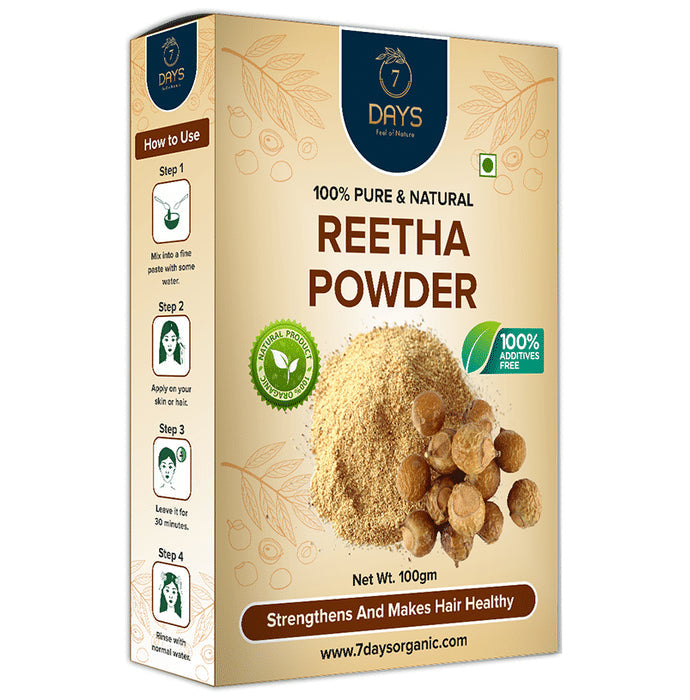 7Days Reetha Powder - Classic Derma