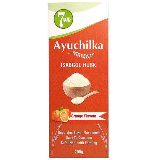 7vik Ayuchilka Isabgol Husk Powder Orange - Classic Derma