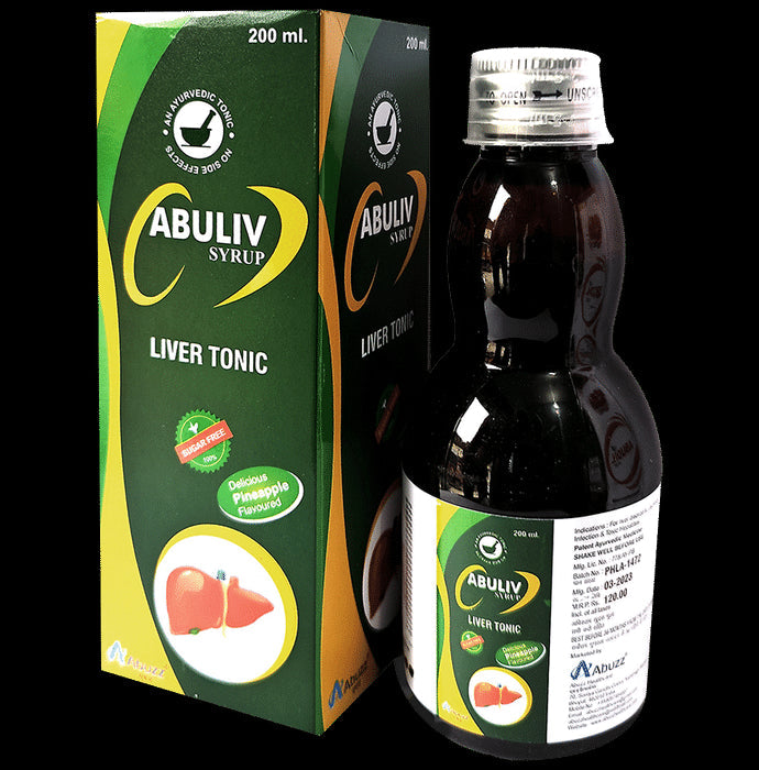Abuzz's Abuliv Liver Tonic Syrup Pineapple Sugar Free - Classic Derma