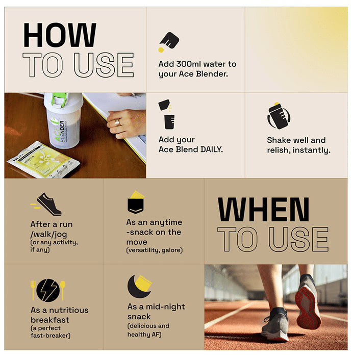 Ace Blend Daily 20g Vegan Plant Protein Powder & Superfoods Assorted