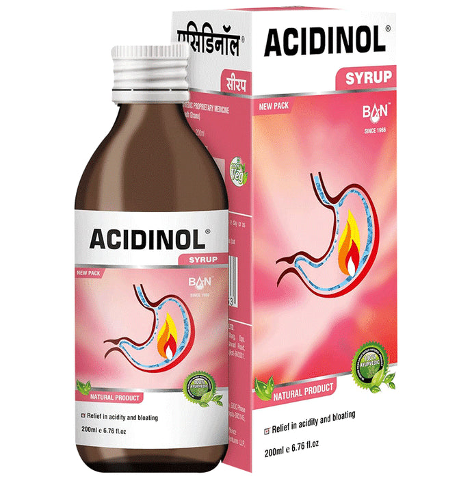 Acidinol |Improves Digestion and Helps in Acidity and Bloating | Syrup - Classic Derma