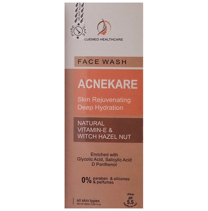 Acnekare Skin Rejuvenating & Deep Hydration Face Wash | Paraben & Silicone-Free - Classic Derma