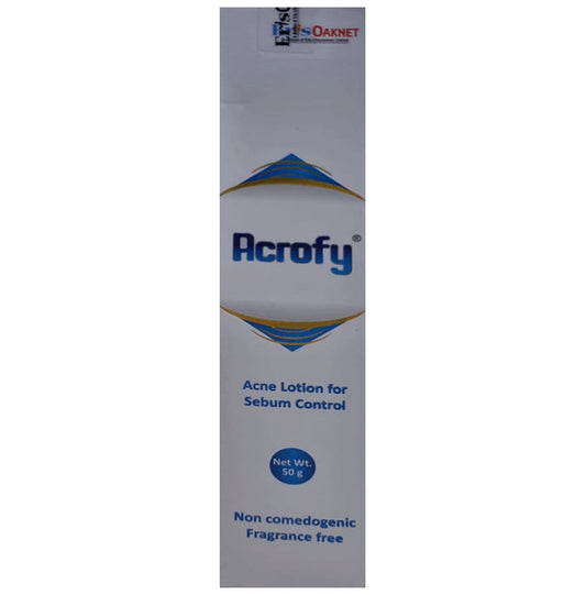 Acrofy Moisturizer for Acne-Prone Skin | Sebum Control Formula | Oil-Free Matte Effect - Classic Derma