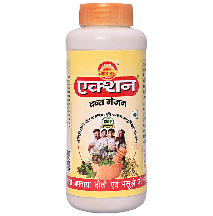 Action Pharma Action Dant Manjan - Classic Derma
