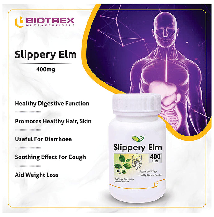 Biotrex Slippery Elm 400mg