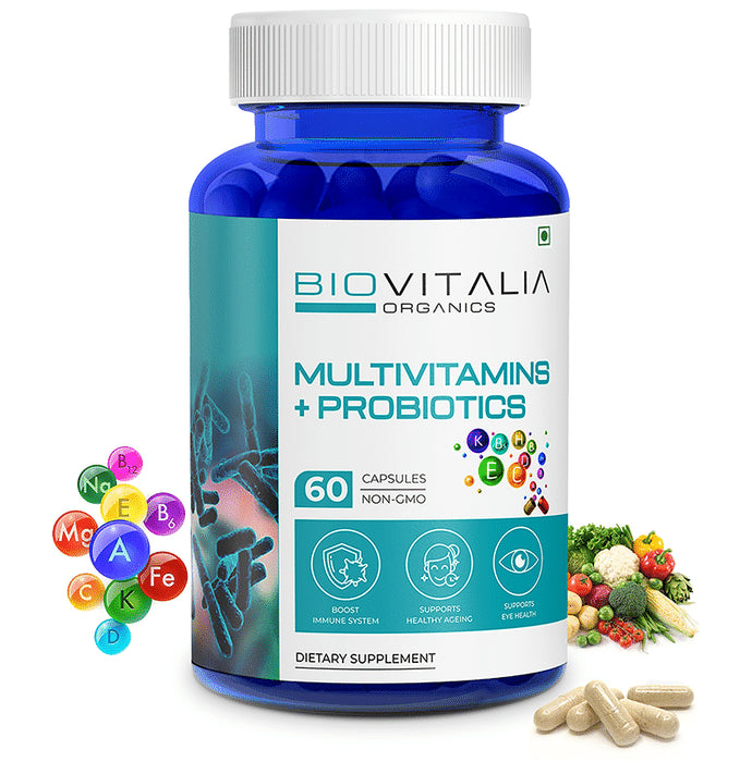Biovitalia Organics Multivitamins+Probiotics Capsule