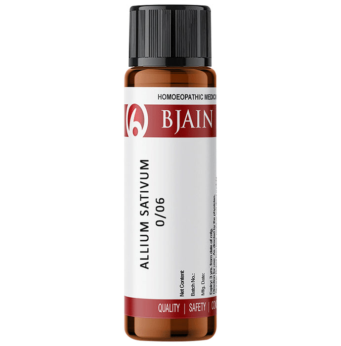 Bjain Allium Sativum Globules 0/6 LM - Classic Derma