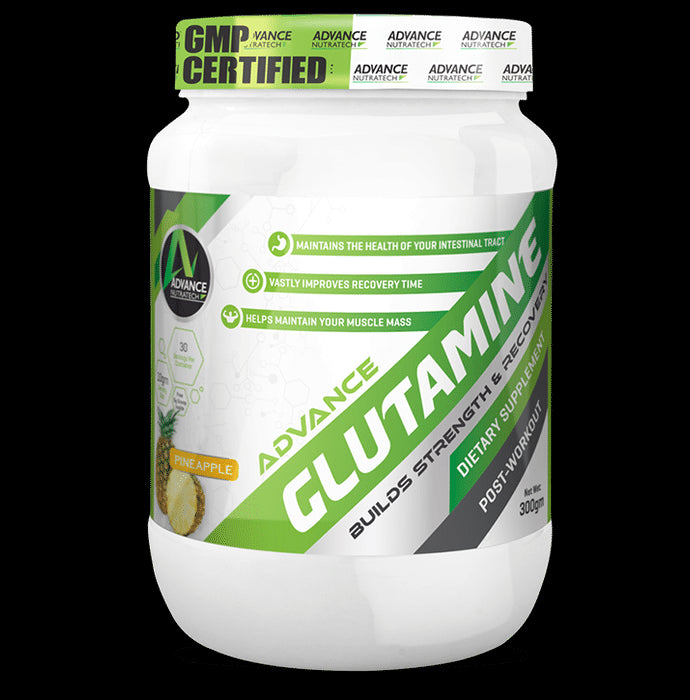 Advance Nutratech Glutamine Supplement Powder Pineapple - Classic Derma
