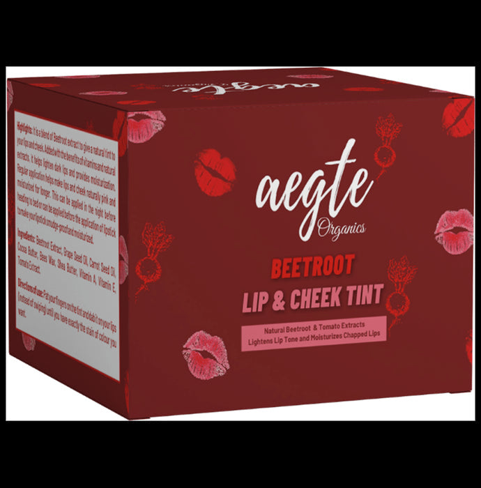 Aegte Beetroot Organics Lip & Cheek Tint - Classic Derma