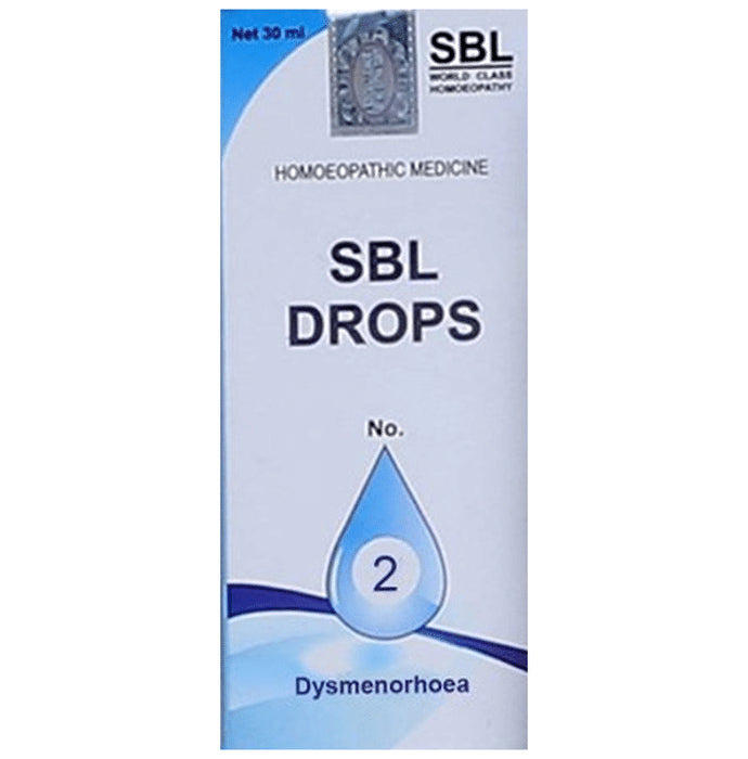 SBL Drops No. 2 (For Dysmenorrhoea) - Classic Derma