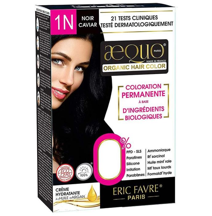 Aequo Organic Hair Color Jet Black 1N - Classic Derma