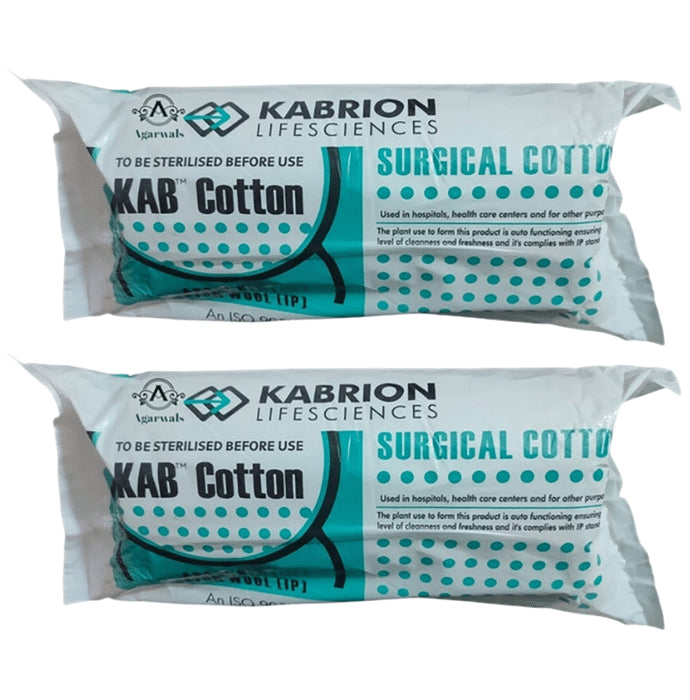 Agarwals Kab Cotton Absorbent Surgical Cotton Wool - Classic Derma