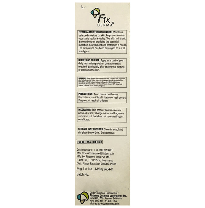 Fixderma Moisturizing Lotion