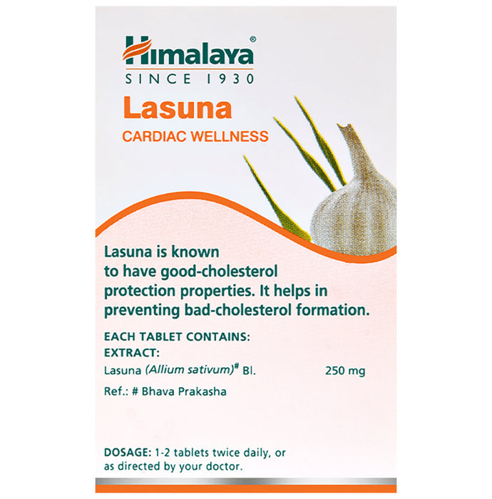 Himalaya Wellness Pure Herbs Lasuna Cardiac Wellness Tablet | For Healthy Cholesterol