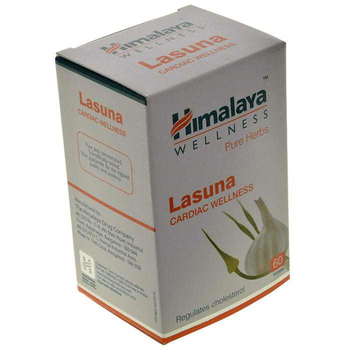 Himalaya Wellness Pure Herbs Lasuna Cardiac Wellness Tablet | For Healthy Cholesterol