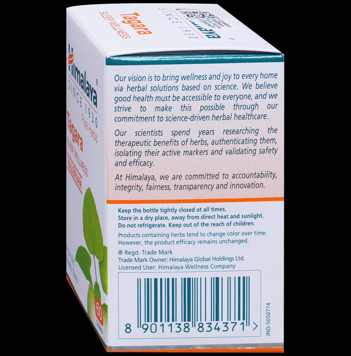 Himalaya Wellness Pure Herbs Tagara Tablet | Promotes Restful Sleep