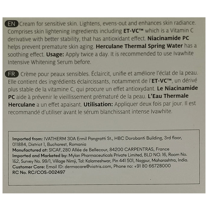 Ivatherm Ivawhite Whitening Cream