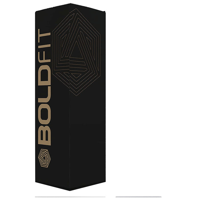 Boldfit Stainless Steel Water Bottle Silver - Classic Derma