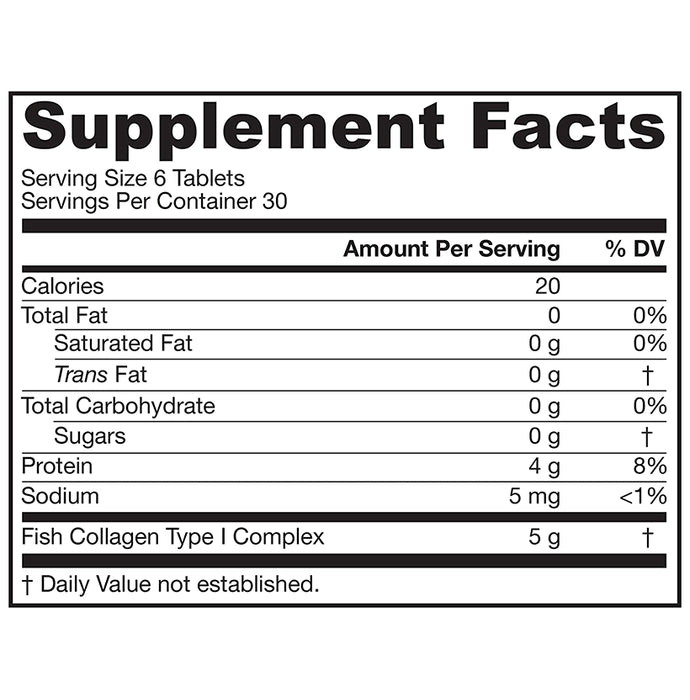 Jarrow Formulas Collagen Type I Tablet | Promotes Collagen Production & Skin Elasticity