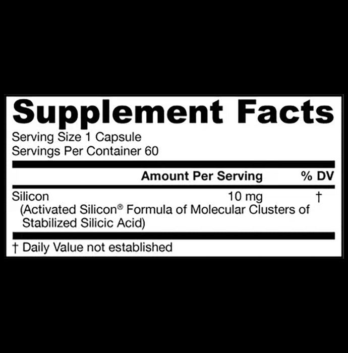 Jarrow Formulas Jarrosil Veggie Caps with Activated Silicon | For Skin, Hair, Nails & Bones