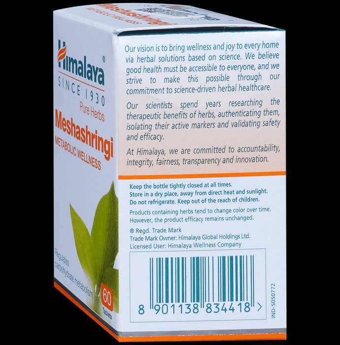 Himalaya Wellness Pure Herbs Meshashringi Metabolic Wellness Tablet