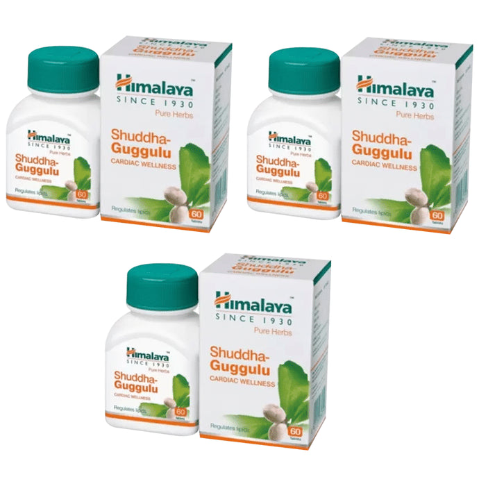 Himalaya Wellness Shuddha Guggulu Cardiac Wellness Tablet (60 Each) - Classic Derma