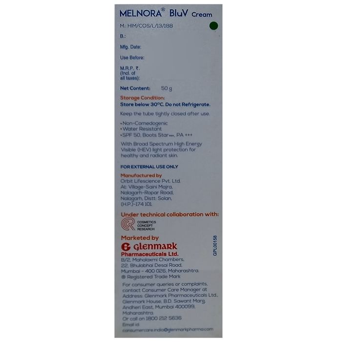 Melnora BluV Skin Lightening Moisturizer