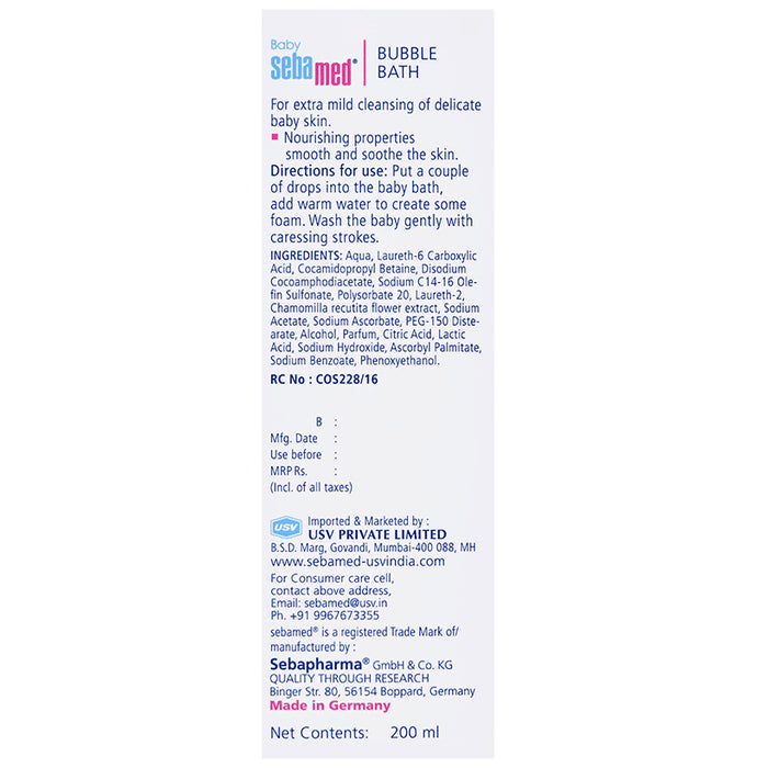 Sebamed Baby Bubble Bath