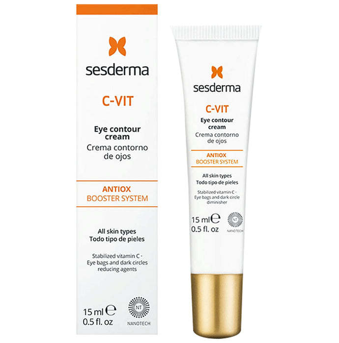 Sesderma C-Vit Eye Contour Cream | For Eye Bags, Dark Circles & Eye Care | For All Skin Types Cream - Classic Derma