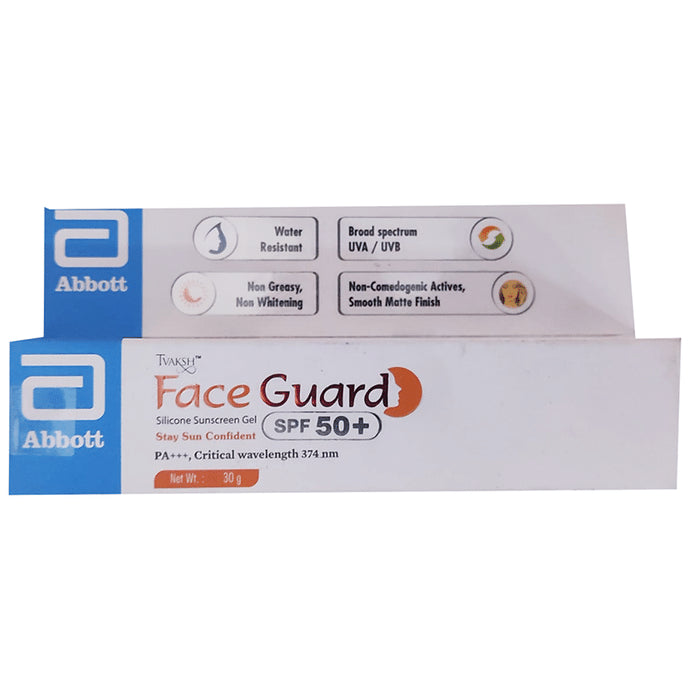 Tvaksh Face Guard Silicone Sunscreen Gel SPF 50+ - Classic Derma