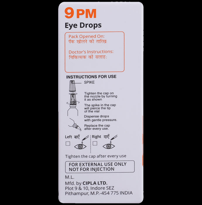 9 PM Eye Drop