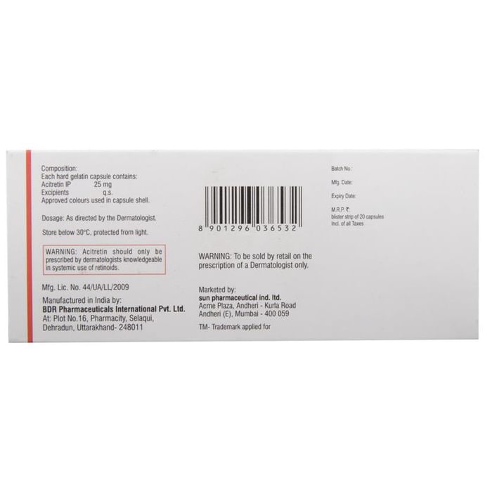 Acrotac 25mg Capsule
