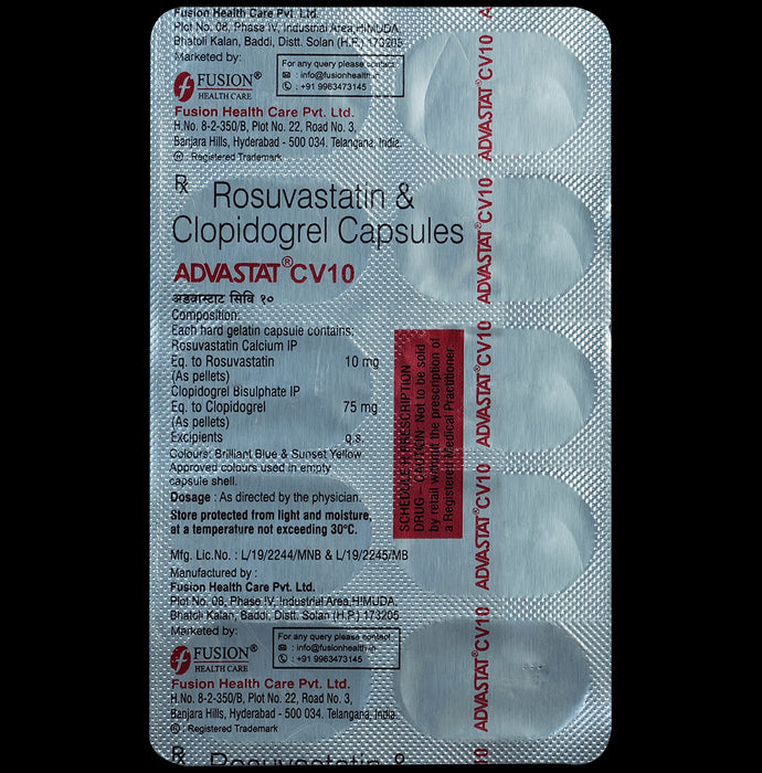 Advastat CV 10 Capsule