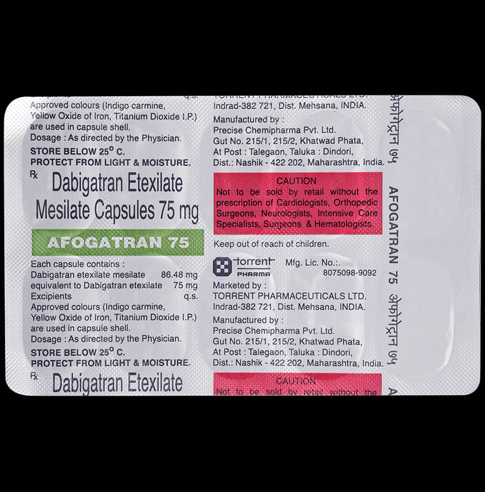 Afogatran 75mg Capsule