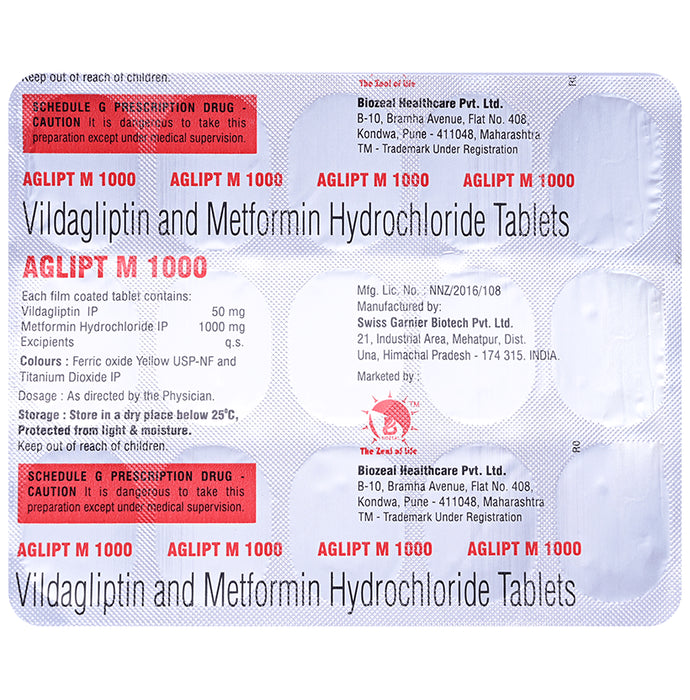 Aglipt M 1000 Tablet