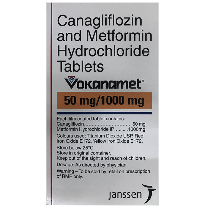 Vokanamet 50mg/1000mg Tablet - Classic Derma