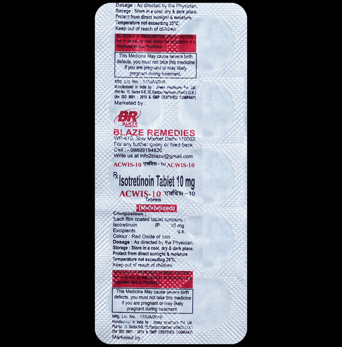Acwis 10mg Tablet
